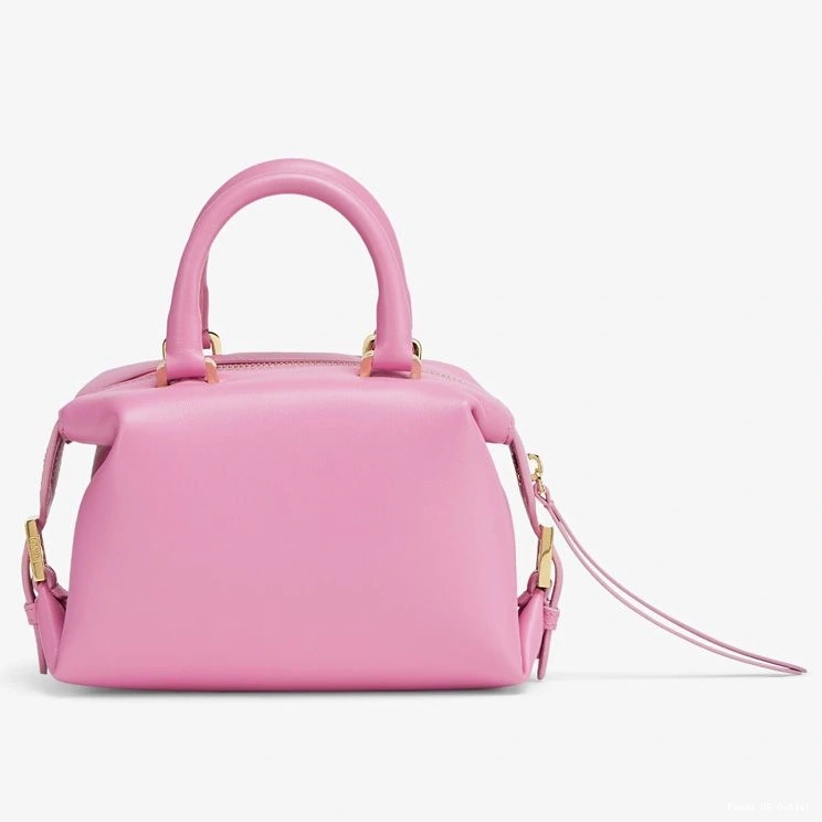 Cheap HOT In FF Pink Cube Mini Bag Nappa Fendi Leather 0720